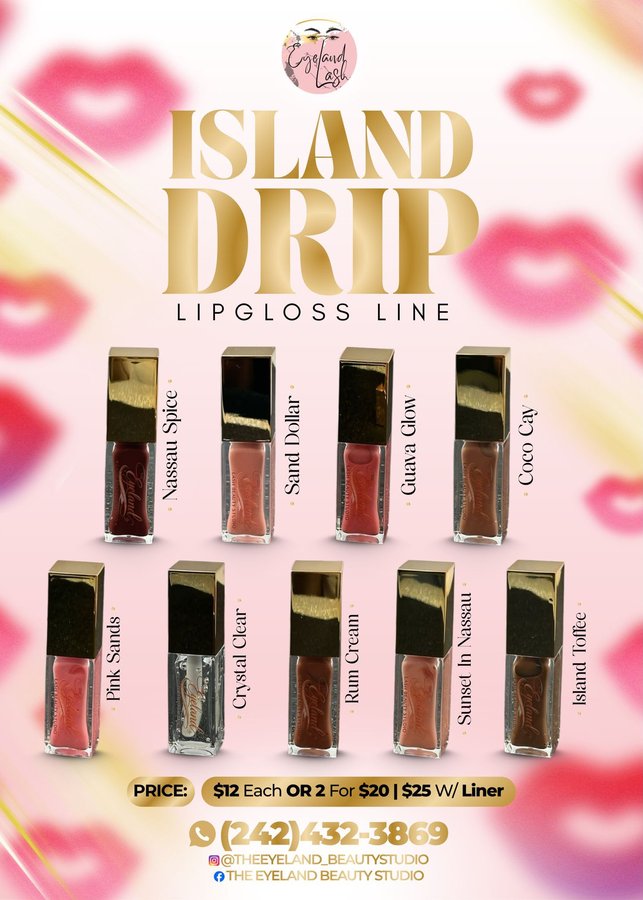 Island Drip Lip Gloss Line