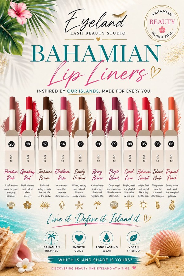 Bahamian Lip Liners